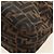 FENDI Zucca Canvas Mamma Baguette Shoulder Bag Black Brown Auth BA13419SAV Marrone Nero - vista 18