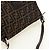 FENDI Zucca Canvas Mamma Baguette Shoulder Bag Black Brown Auth BA13419SAV Marrone Nero - vista 6