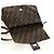 FENDI Zucca Canvas Mamma Baguette Shoulder Bag Black Brown Auth BA13419SAV Marrone Nero - vista 9