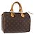 LOUIS VUITTON Borsa Monogram Speedy 25 M41528 LV Auth 184944SAV Monogramma