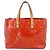 LOUIS VUITTON Monogram Vernis Reade PM Hand Bag Red Rouge M91088 LV Auth ti3944 Rosso - vista 2
