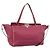 VALENTINO Studs Tote Bag Leder 2way Pink Gold Auth BA13360 Golden