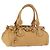 Chloé Bolsa Chloe Paddington de Couro Bege Ouro Prata Auth am11792V Dourado