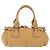 Chloé Bolsa Chloe Paddington de Couro Bege Ouro Prata Auth am11792V Dourado - vista 2