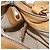 Chloé Bolsa Chloe Paddington de Couro Bege Ouro Prata Auth am11792V Dourado - vista 24