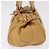 Chloé Bolsa Chloe Paddington de Couro Bege Ouro Prata Auth am11792V Dourado - vista 3
