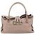 Bolso de mano Salvatore Ferragamo de cuero beige dorado Auth 185164A - vista 13