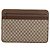 Clutch GUCCI GG Supreme Web Sherry Line PVC Beige 89 02 060 Auth ar13939 - vista 13