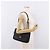 Borsa a Spalla con Catena BALLY in Pelle Nera e Oro Auth kk687A Nero D'oro - vista 24