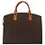Céline Borsa CELINE Macadam Canvas PVC Pelle Marrone Oro Auth ep14779 D'oro - vista 2