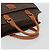 Céline Borsa CELINE Macadam Canvas PVC Pelle Marrone Oro Auth ep14779 D'oro - vista 7