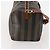 Pequin Borsa Boston FENDI Pecan Canvas PVC 2way Black Brown Auth 182068 Marrone Nero - vista 4