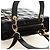 Borsa Christian Dior Lady Dior in pelle di agnello 2way Nera Oro Auth BA13408V Nero D'oro - vista 6