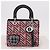 Borsa Tote Lady Dior Cannage Christian Dior paillettes 2way Rosa Argento Auth 184845SM - vista 12