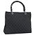 Borsa GUCCI GG Canvas Bamboo Nera Argento 002 1016 Auth ka4657 Nero