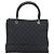 Borsa GUCCI GG Canvas Bamboo Nera Argento 002 1016 Auth ka4657 Nero - vista 2