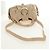 Bulgari Borsa BVLGARI Chandra in Pelle 2way Beige Gold Auth 184697A D'oro - vista 10