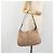 Borsa a Spalla Salvatore Ferragamo Gancini in Pelle Rosa Argento Auth 185154A - vista 24