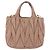 Borsa Miu Miu Matelasse in pelle 2way Beige Gold Auth 185023 D'oro - vista 13
