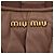 Borsa Miu Miu Matelasse in pelle 2way Beige Gold Auth 185023 D'oro - vista 20