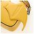 FENDI Dragonite FENDIxFRGMTxPOKMON Mamma Baguette Bag Leather Auth 167404SM Argento Giallo - vista 20