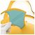 FENDI Dragonite FENDIxFRGMTxPOKMON Mamma Baguette Bag Leather Auth 167404SM Argento Giallo - vista 21