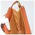 Borsa a Spalla MCM Vicetos Logogram PVC Pelle Marrone Oro Auth 184502 D'oro - vista 17