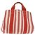 Hermès Borsa HERMES Cannes in tela rosso argento 184181A - vista 13