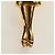 Spilla CHANEL Mademoiselle metall Gold Tone CC Auth 184687V - vista 3