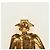 Spilla CHANEL Mademoiselle metall Gold Tone CC Auth 184687V - vista 9