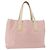 Borsa Salvatore Ferragamo Gancini in Pelle e PVC Rosa Argento Auth BA13376