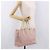 Borsa Salvatore Ferragamo Gancini in Pelle e PVC Rosa Argento Auth BA13376 - vista 21