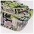 Borsa a Spalla PRADA Nylon Verde Argento Autentica 184559V - vista 16