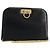 Borsa a Spalla Salvatore Ferragamo Gancini in Pelle Nera e Oro Auth 185103A Nero D'oro
