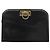 Borsa a Spalla Salvatore Ferragamo Gancini in Pelle Nera e Oro Auth 185103A Nero D'oro - vista 13