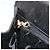 Borsa a Spalla Salvatore Ferragamo Gancini in Pelle Nera e Oro Auth 185103A Nero D'oro - vista 19