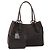Borsa Tote GUCCI GG Canvas Marrone Argento 101919 Auth 184501