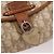 Borsa Christian Dior Trotter Canvas Romantic Chain Ivory Silver Auth 184735A Argento Crudo - vista 19