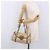 Borsa Christian Dior Trotter Canvas Romantic Chain Ivory Silver Auth 184735A Argento Crudo - vista 25