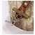 Borsa Christian Dior Trotter Canvas Romantic Chain Ivory Silver Auth 184735A Argento Crudo - vista 8