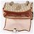 Borsa Christian Dior Trotter Canvas Romantic Chain Ivory Silver Auth 184735A Argento Crudo - vista 9