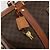Céline Borsa Boston CELINE in Tela Macadam PVC Pelle Marrone Oro Auth 183294A D'oro - vista 10