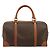 Céline Borsa Boston CELINE in Tela Macadam PVC Pelle Marrone Oro Auth 183294A D'oro - vista 2