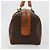 Céline Borsa Boston CELINE in Tela Macadam PVC Pelle Marrone Oro Auth 183294A D'oro - vista 3