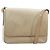 Borsa a tracolla PRADA in pelle verniciata Beige Argento Auth bs35591