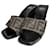Fendi Zucca Plateau-Mules Braun Schwarz  - Ansicht 3