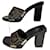 Fendi Zucca Plateau-Mules Braun Schwarz  - Ansicht 6