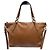 Borsa Tote Coach in pelle granulata marrone