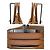Borsa Tote Coach in pelle granulata marrone - vista 10