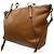 Borsa Tote Coach in pelle granulata marrone - vista 3